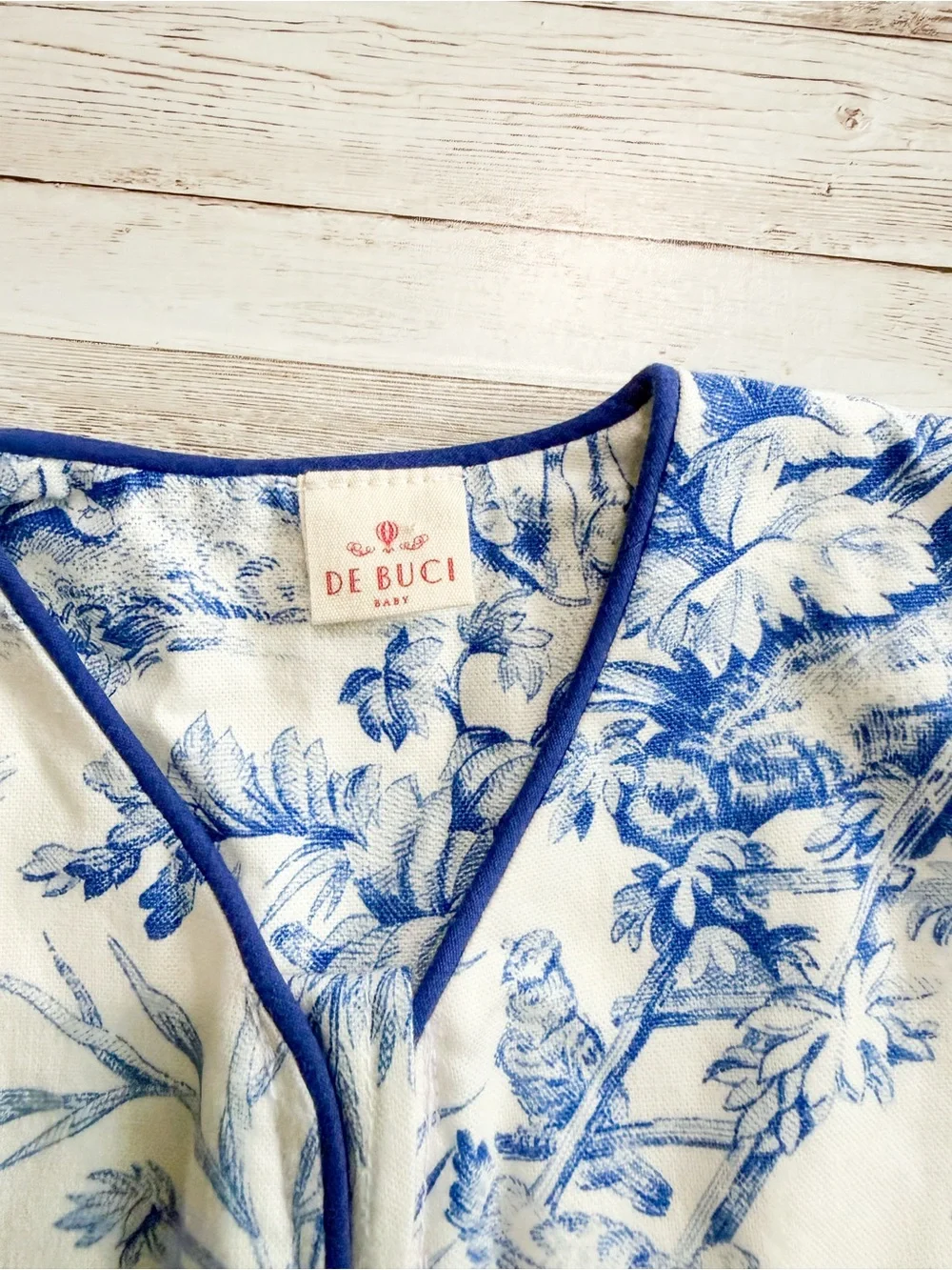 De Buci Baby Italy Sleep Sack in Toile Blue White